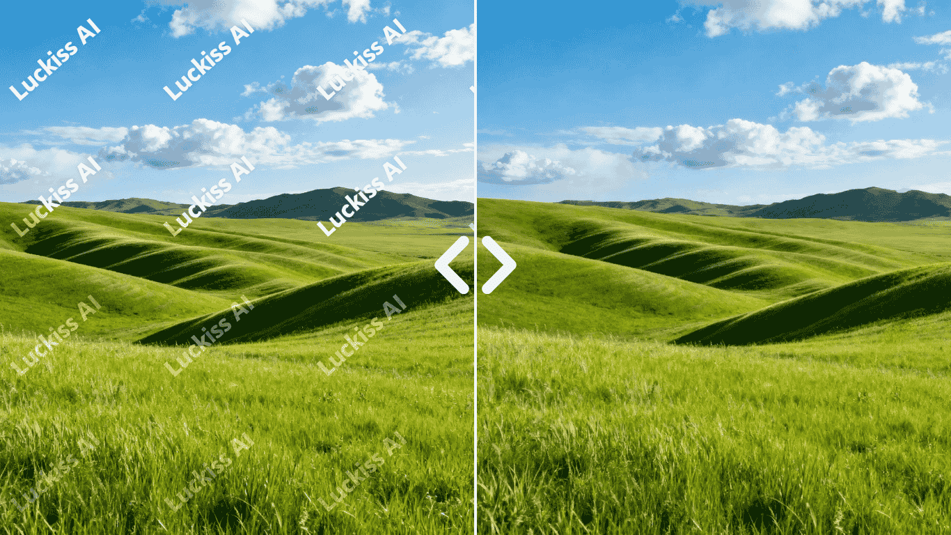 Visual explanation of how AI inpainting fills the gap.